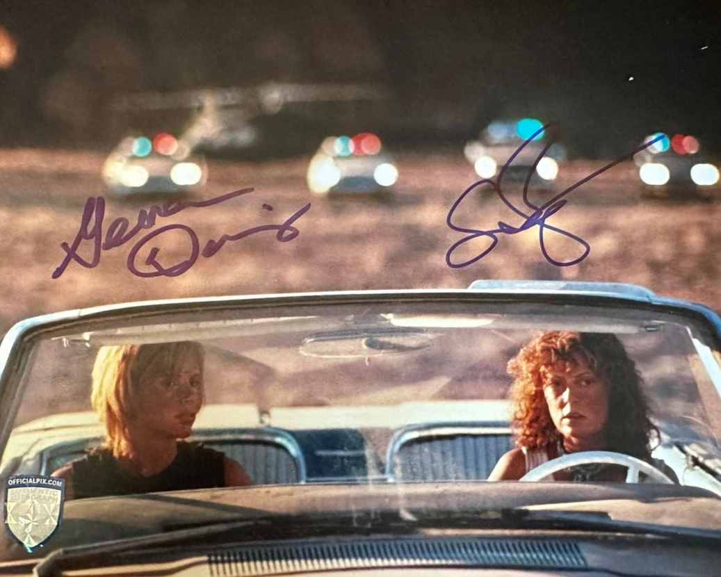 Geena Davis & Susan Sarandon Signed 8x10 Photo (Thelma & Louise) - Official Pix
